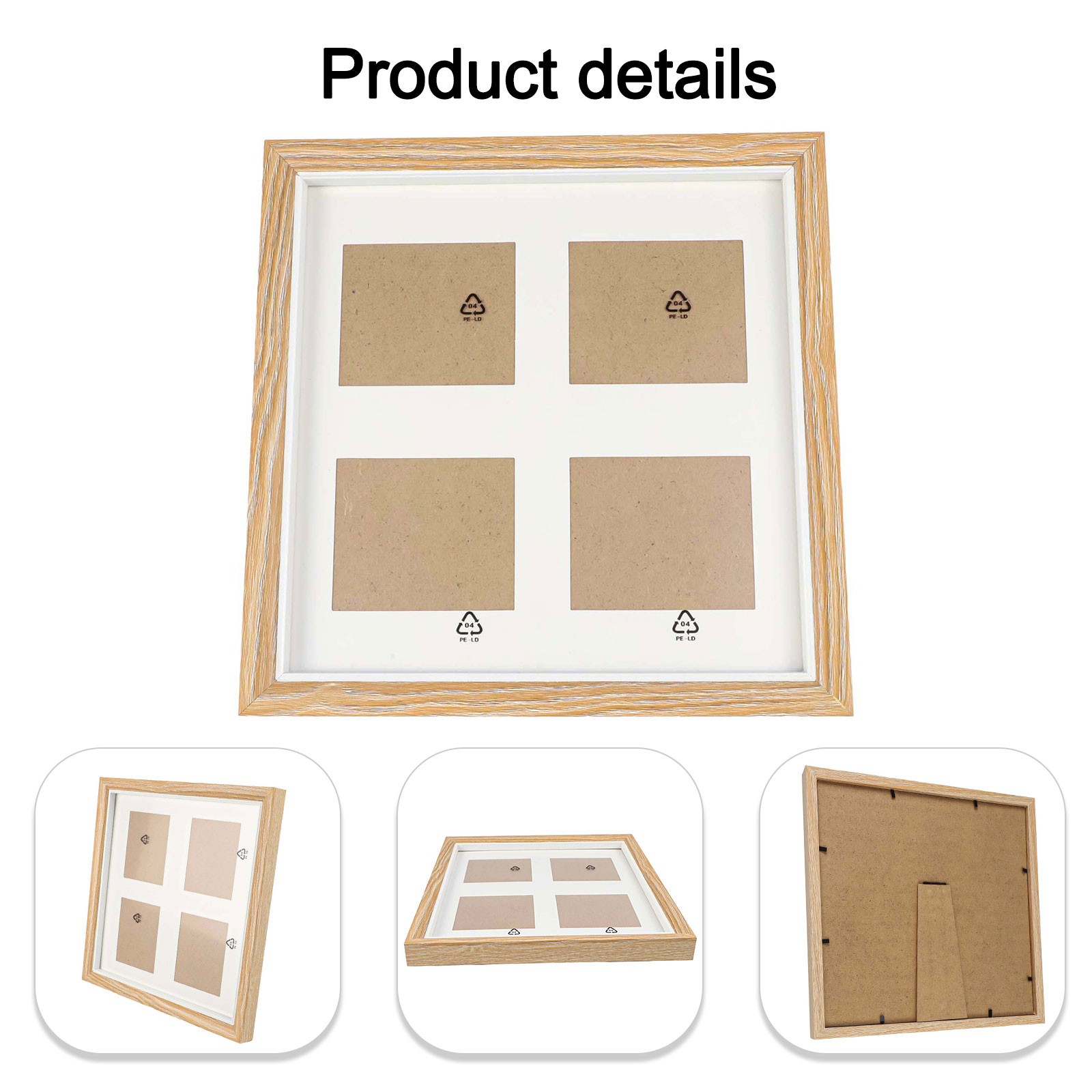For 36 Inch Wooden Collage Frame for Displaying Your Favorite Memories - Picture 20 of 27