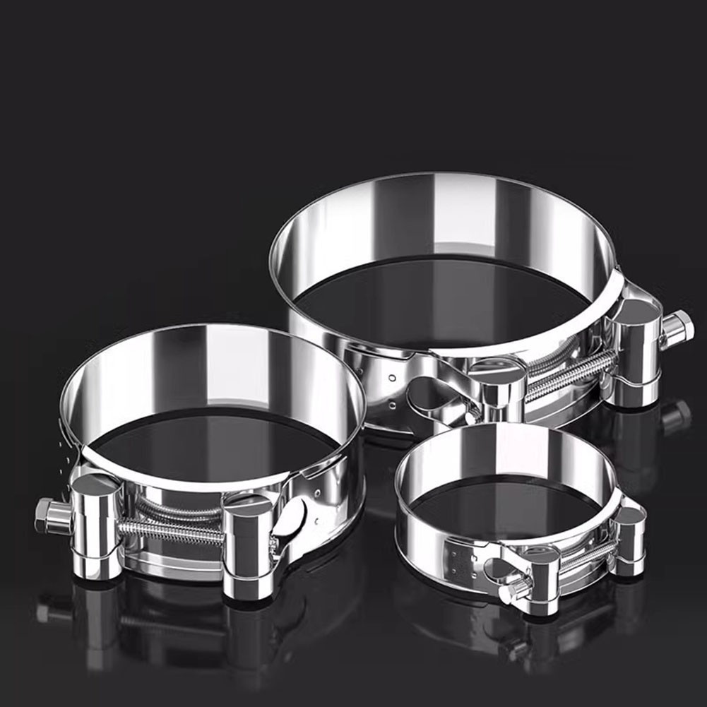 304 Hose Clamp Fuel Line Clamp Automotive Applications Stable Fastening Effect - Picture 21 of 26