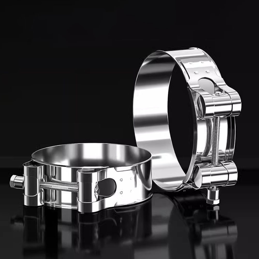 304 Hose Clamp Fuel Line Clamp Automotive Applications Stable Fastening Effect - Picture 22 of 26