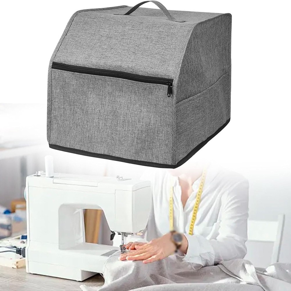 Overlock Sewing Machine Cover for Dust Protection with Storage Features - Picture 13 of 22