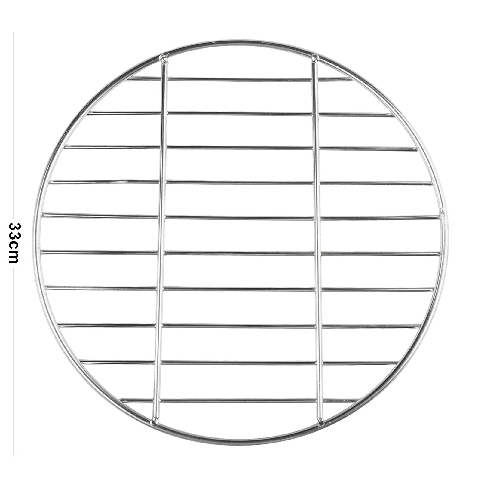 Edelstahl Camping BBQ Gitter rund Backblech 30 cm 35 cm 40 cm Größen - Bild 61 von 61
