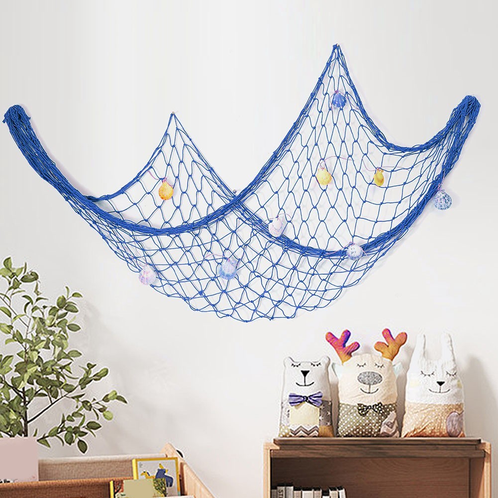 Fishing Net Decoration Decorative Fishing Nets Relaxing Room Atmosphere - Picture 33 of 35