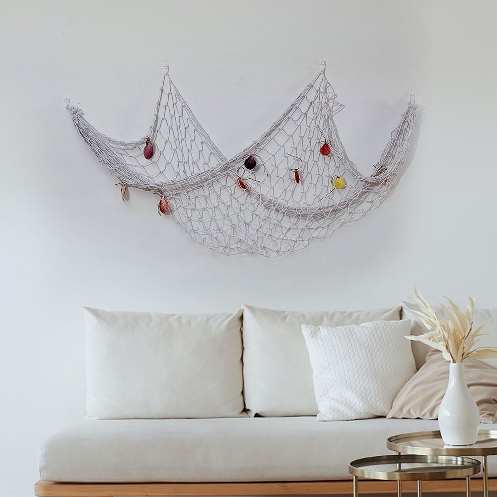 Fishing Net Decoration Decorative Fishing Nets Relaxing Room Atmosphere - Picture 28 of 35