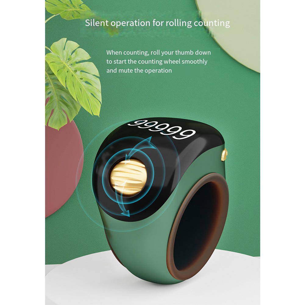 Travel Friendly Smart Digital Prayer Counter Ring Adjustable and Compact - Picture 18 of 23