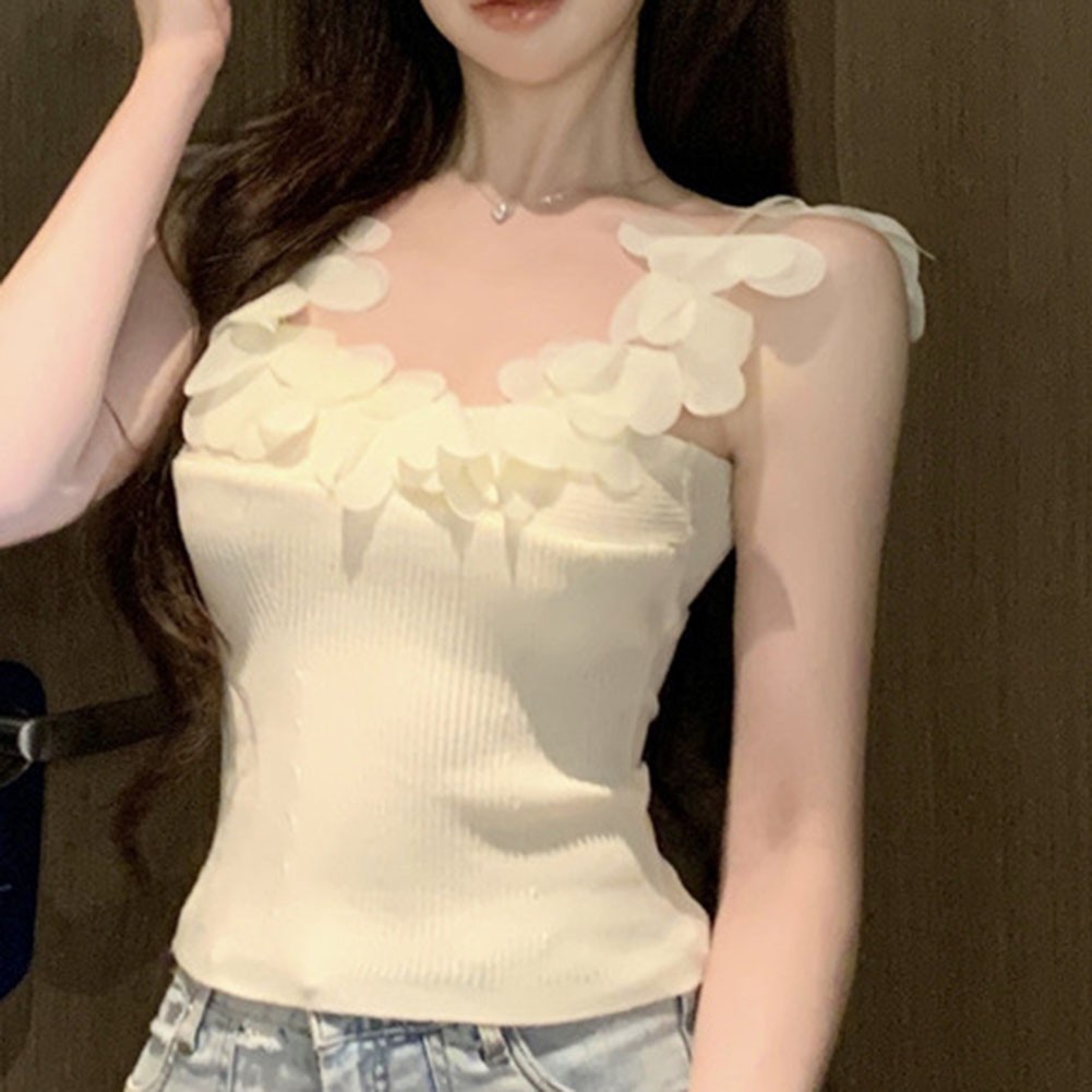 Casual Wear Off Shoulder Top Summer Outings Comfortable Feel High Stretch - Picture 17 of 17