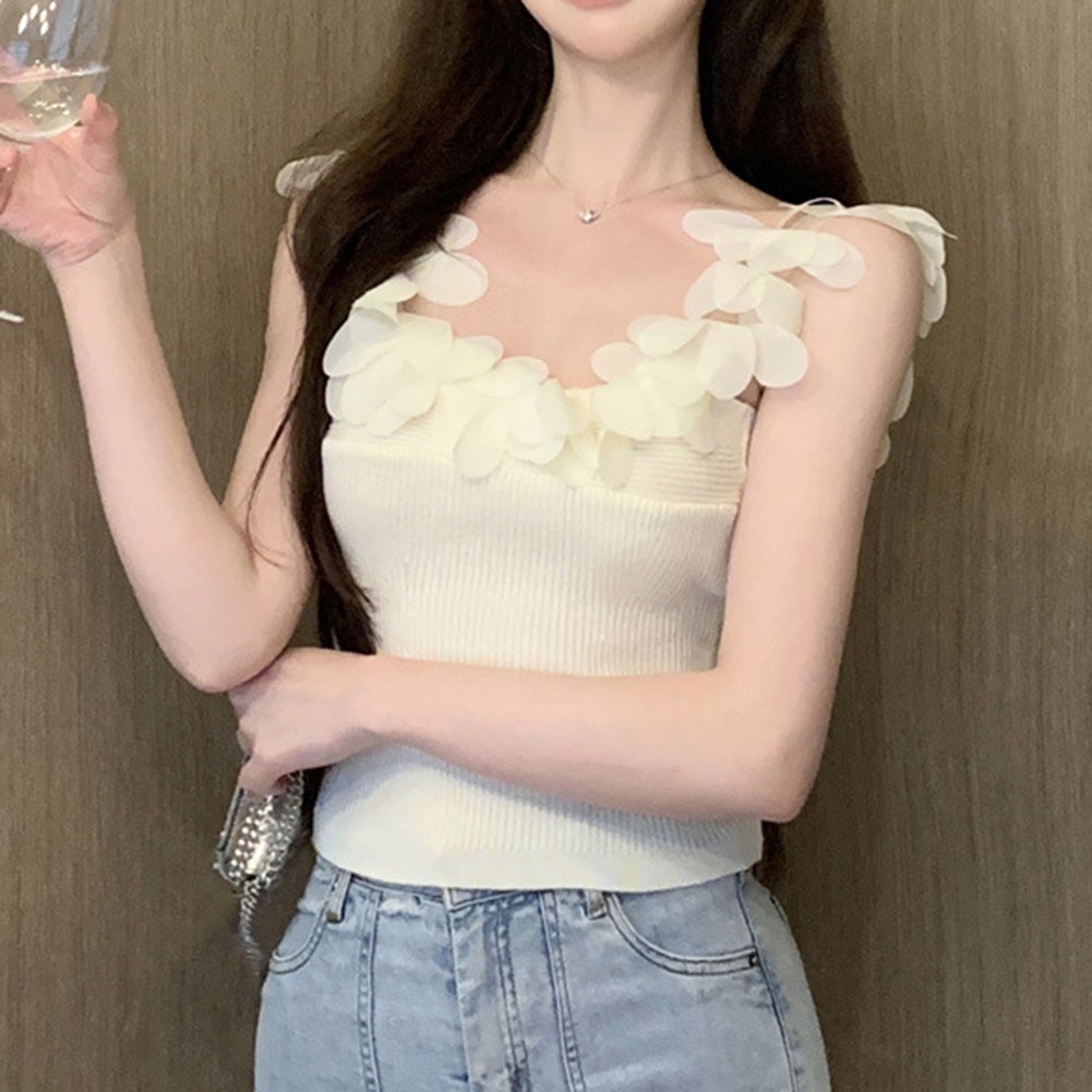 Casual Wear Off Shoulder Top Summer Outings Comfortable Feel High Stretch - Picture 13 of 17