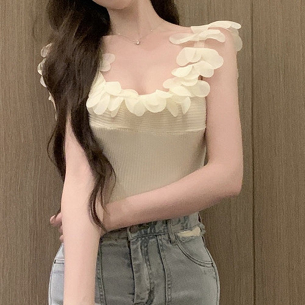 Casual Wear Off Shoulder Top Summer Outings Comfortable Feel High Stretch - Picture 16 of 17