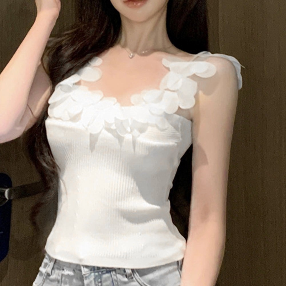 Casual Wear Off Shoulder Top Summer Outings Comfortable Feel High Stretch - Picture 10 of 17