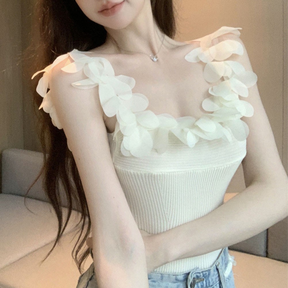 Casual Wear Off Shoulder Top Summer Outings Comfortable Feel High Stretch - Picture 14 of 17