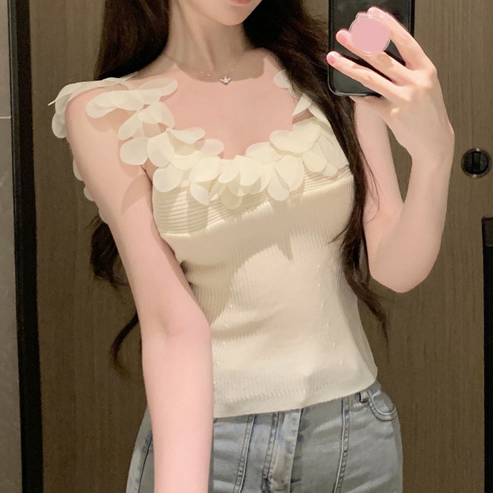 Casual Wear Off Shoulder Top Summer Outings Comfortable Feel High Stretch - Picture 12 of 17