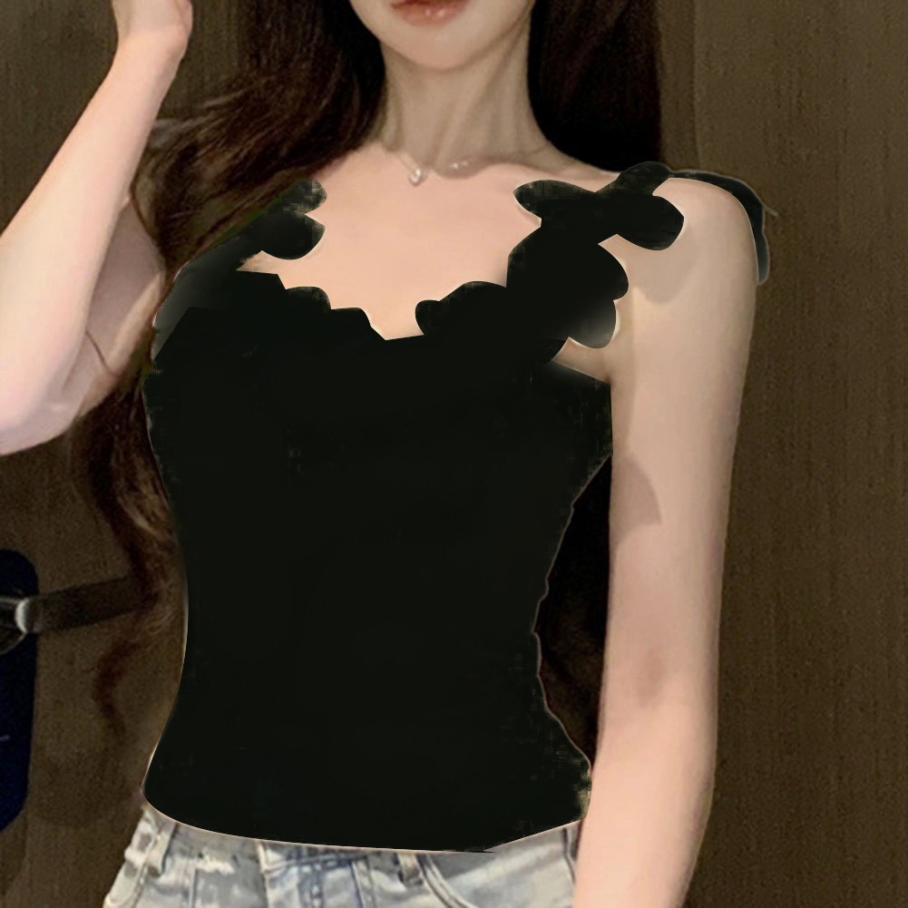 Casual Wear Off Shoulder Top Summer Outings Comfortable Feel High Stretch - Picture 11 of 17