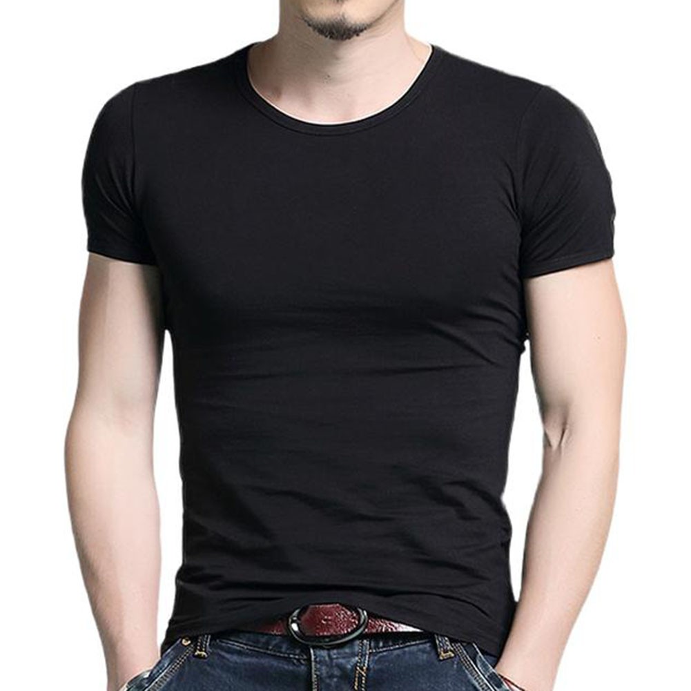 Men's Short Sleeve Tee with Comfortable Breathable Fabric for Casual Days - Picture 9 of 13