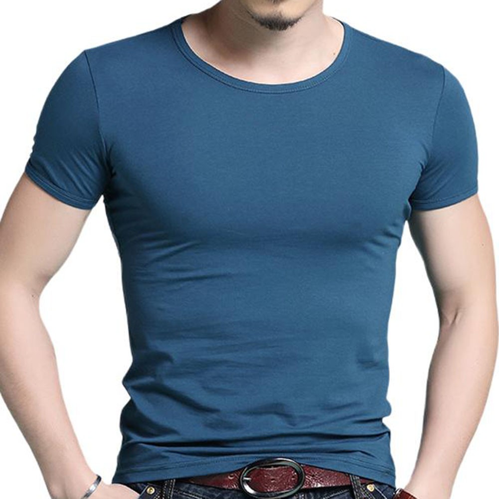 Men's Short Sleeve Tee with Comfortable Breathable Fabric for Casual Days - Picture 7 of 13