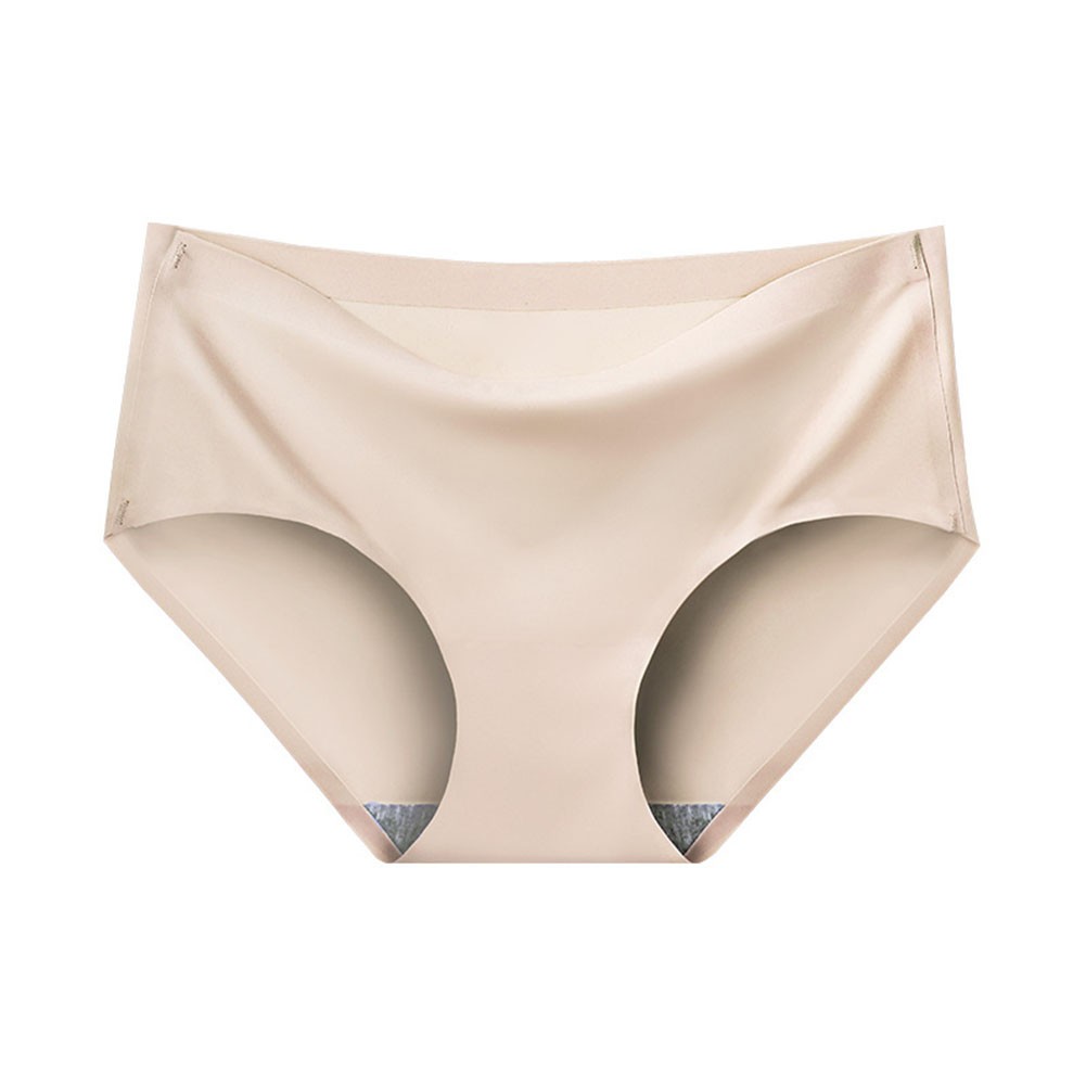 Lady Breathable Ice Silk Triangle Underwear Mid Waist Hip Lifting Design - Picture 11 of 13