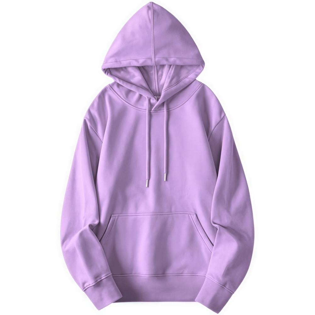 Spring And Autumn Wear Hoodie Drawstring Hoodie Brand New Pure Color Pattern - Picture 15 of 79