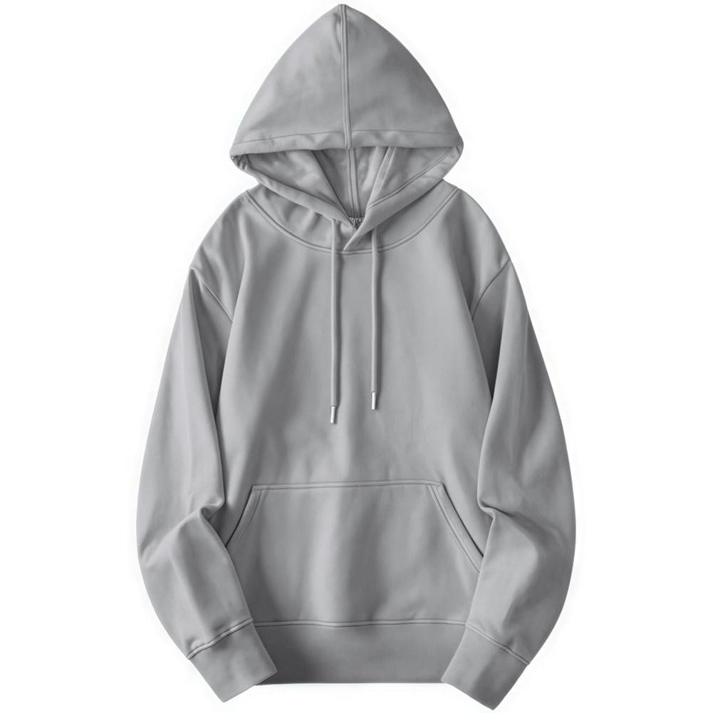 Spring And Autumn Wear Hoodie Drawstring Hoodie Brand New Pure Color Pattern - Picture 22 of 79