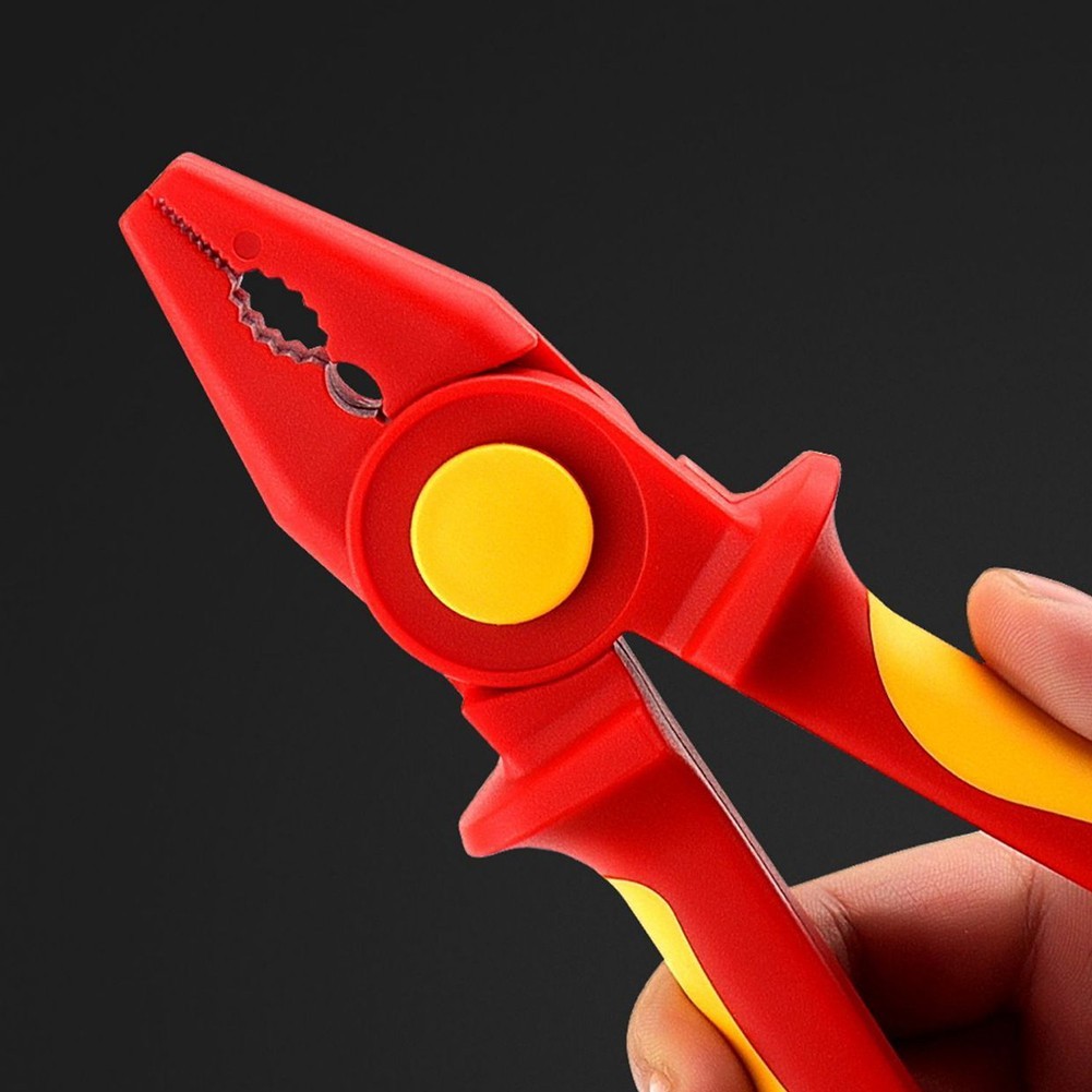 1000V Rated Insulated Pliers for Electricians Secure Grip Forged Steel Build - Picture 14 of 21