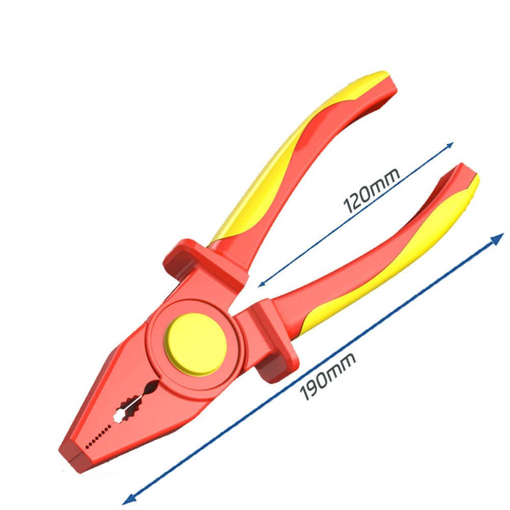 1000V Rated Insulated Pliers for Electricians Secure Grip Forged Steel Build - Picture 17 of 21