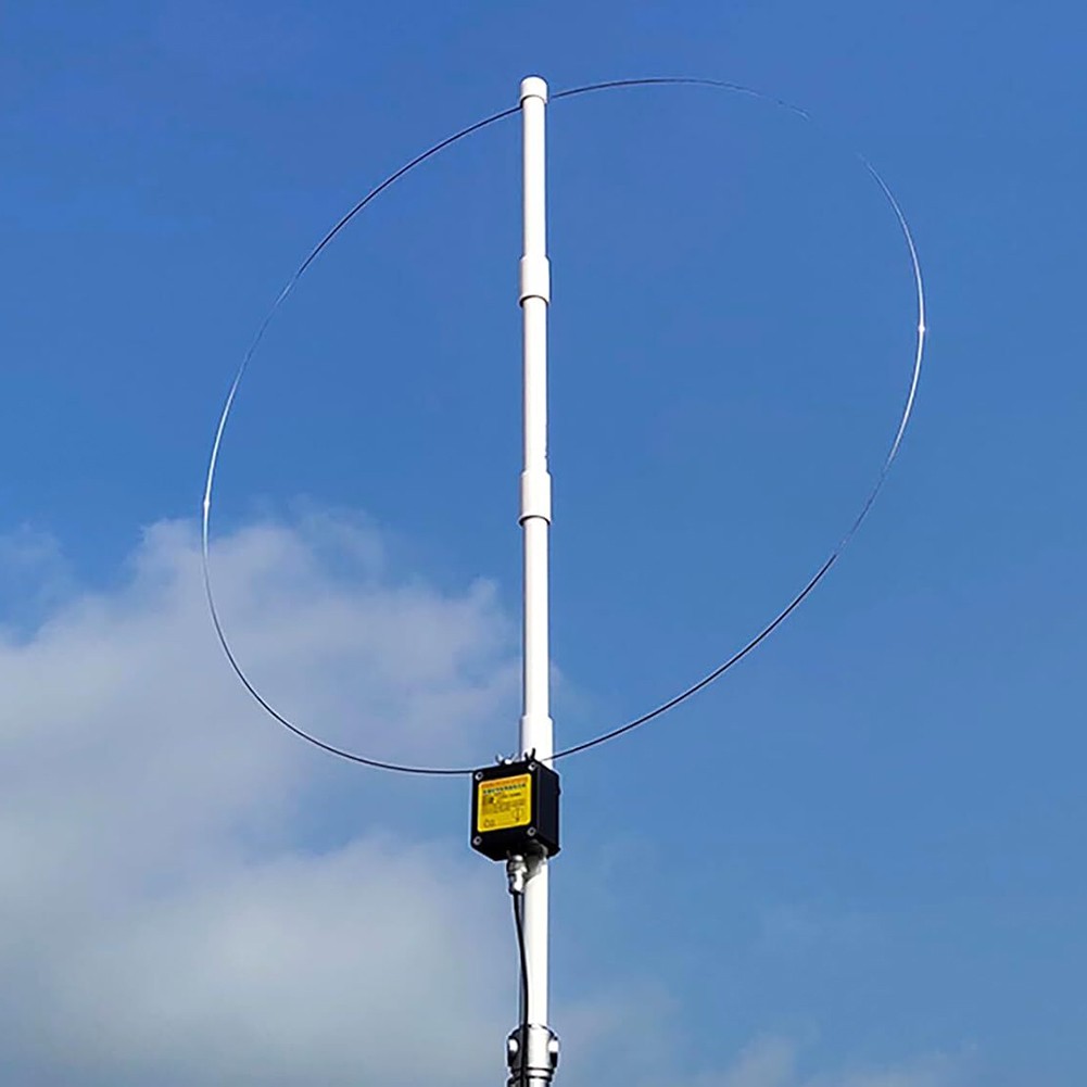 Broadband Receiver Active Ring Antenna 0-30DB Adjustable Gain Built-in Filters - Bild 17 von 27