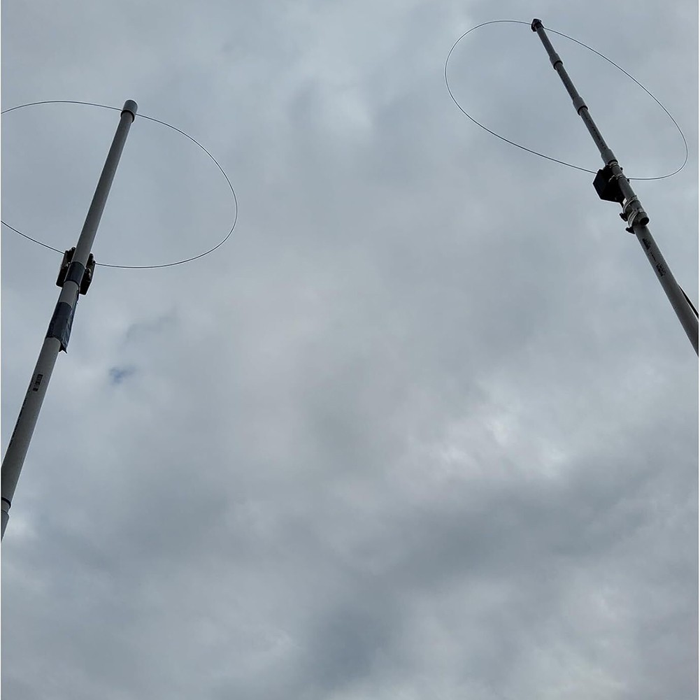 Broadband Receiver Active Ring Antenna 0-30DB Adjustable Gain Built-in Filters - Bild 21 von 27