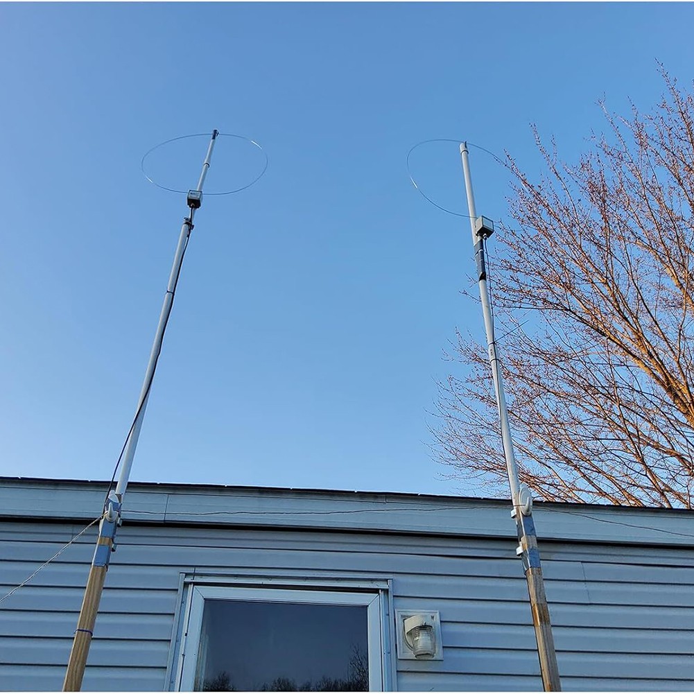 Broadband Receiver Active Ring Antenna 0-30DB Adjustable Gain Built-in Filters - Bild 19 von 27