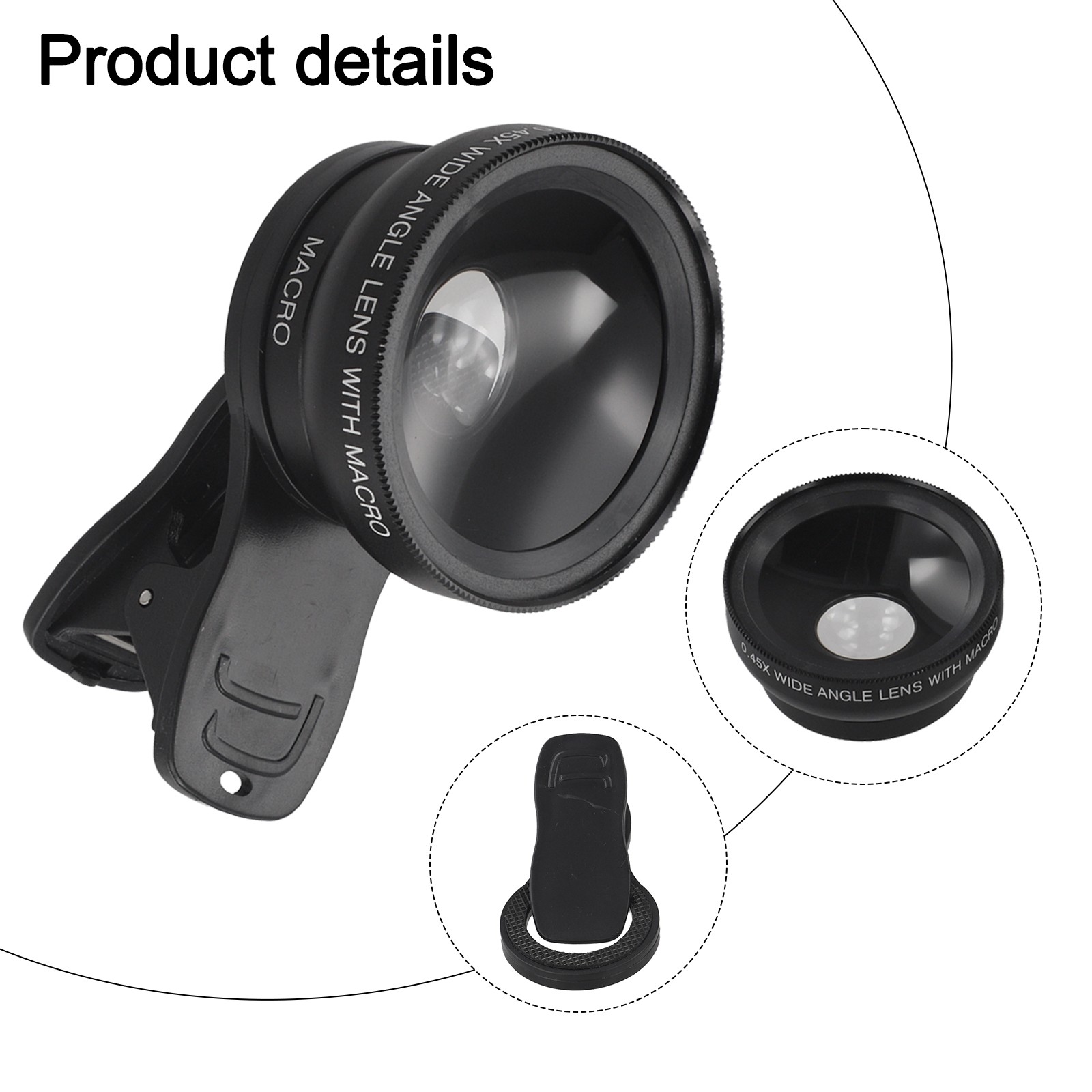 Photographer's Essential 15X Macro and 0 45X Wide Angle Phone Lens Kit - Picture 17 of 24