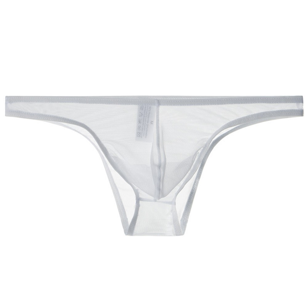 Men See Through Ultrathin Breathable Pouch Briefs for Comfortable Daily Wear - Picture 13 of 32