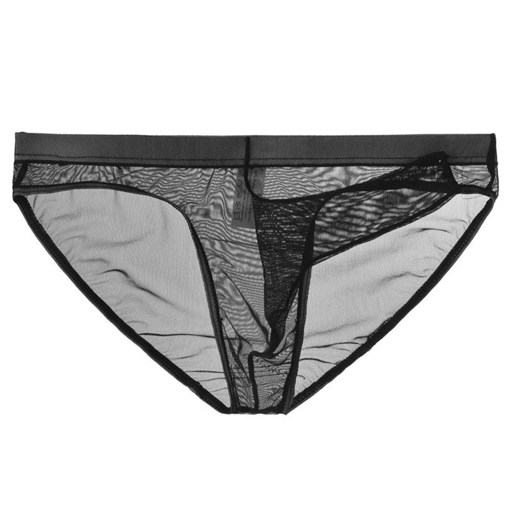 Mens Elephant Nose Mesh Briefs Ultra Thin Breathable Low Waist Underwear - Picture 9 of 18