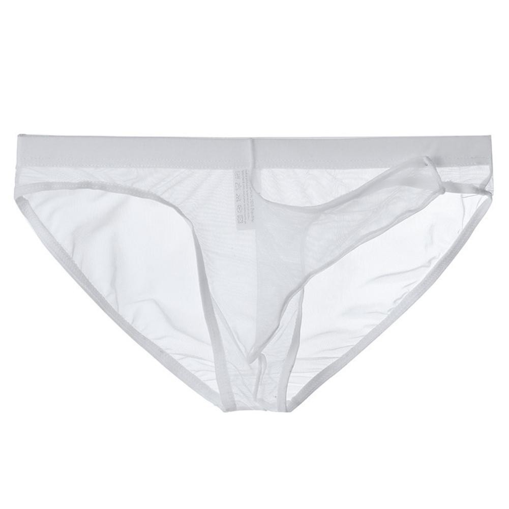 Mens Elephant Nose Mesh Briefs Ultra Thin Breathable Low Waist Underwear - Picture 7 of 18