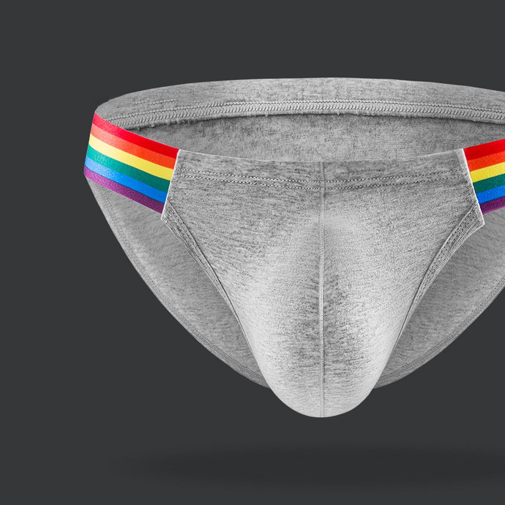 Baumwolle Herren Slip mit Ausbuchtung Beutel hohe Gabel atmungsaktiv niedrige Taille Unterwäsche - Bild 24 von 28