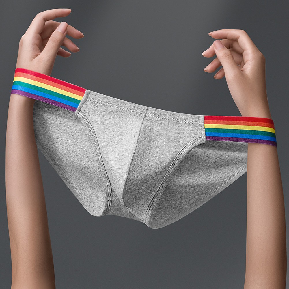 Baumwolle Herren Slip mit Ausbuchtung Beutel hohe Gabel atmungsaktiv niedrige Taille Unterwäsche - Bild 19 von 28