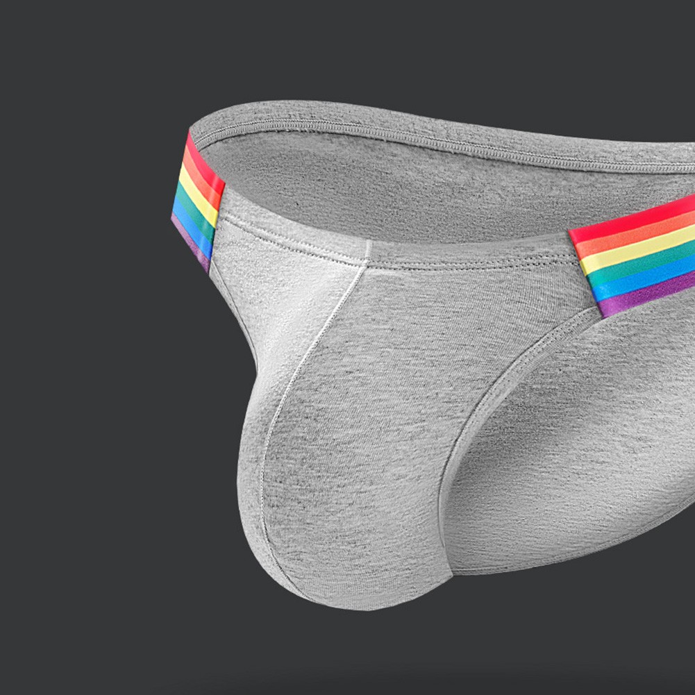 Baumwolle Herren Slip mit Ausbuchtung Beutel hohe Gabel atmungsaktiv niedrige Taille Unterwäsche - Bild 23 von 28