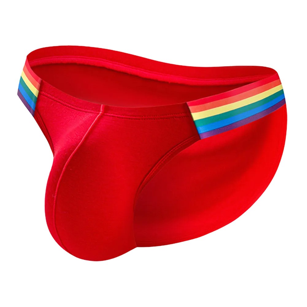 Baumwolle Herren Slip mit Ausbuchtung Beutel hohe Gabel atmungsaktiv niedrige Taille Unterwäsche - Bild 28 von 28