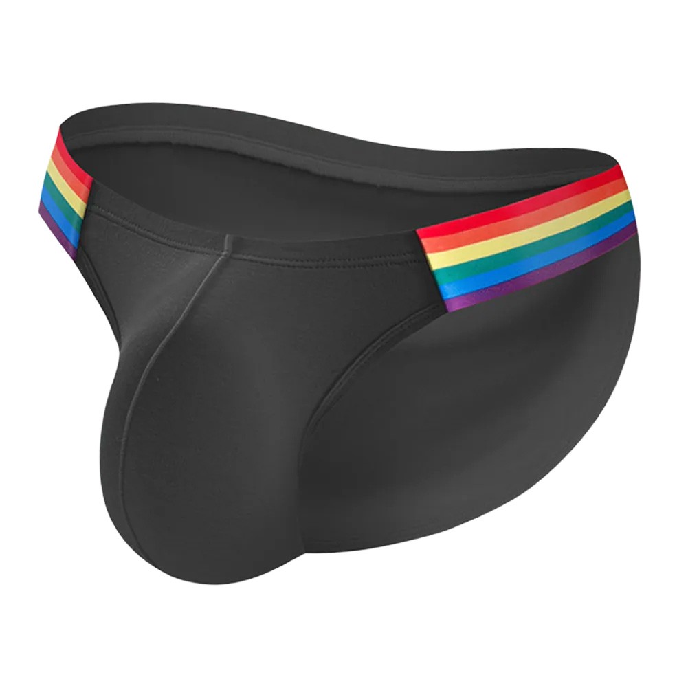 Baumwolle Herren Slip mit Ausbuchtung Beutel hohe Gabel atmungsaktiv niedrige Taille Unterwäsche - Bild 26 von 28