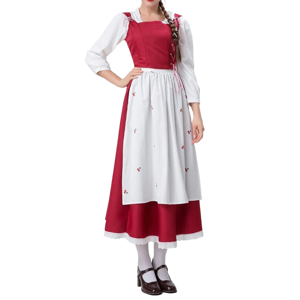 Princess Dress Suit Little Red Riding Hood Dress Costume Parties Casual Wear - Picture 13 of 44