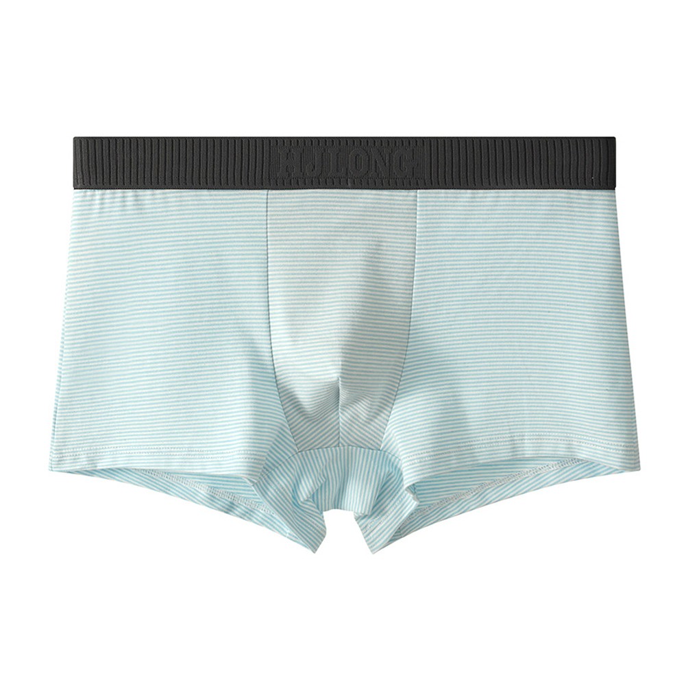 Comfortable Cotton Men Boxers Breathable Underpants Pouch Stripe Pattern - Picture 10 of 15