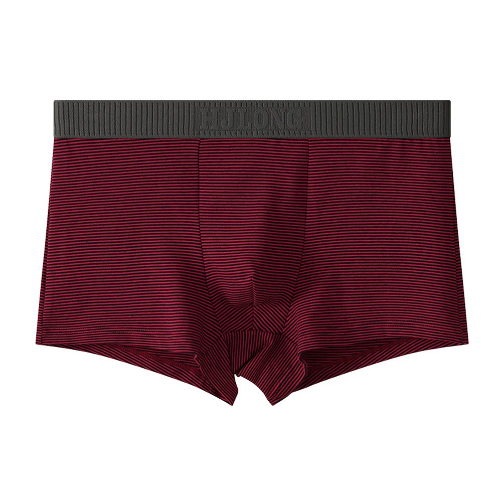 Comfortable Cotton Men Boxers Breathable Underpants Pouch Stripe Pattern - Picture 8 of 15