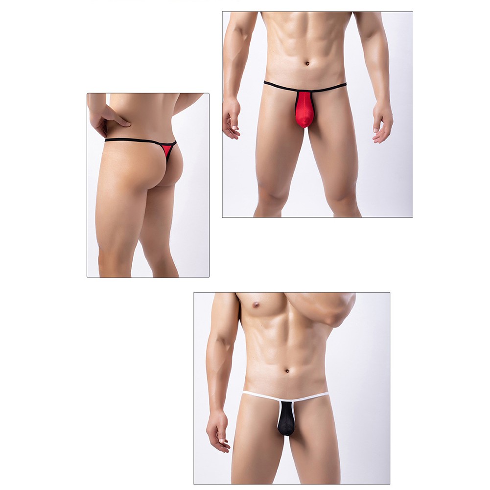 Daily Use Breathable G-String Male Underwear Classic Style Comfortable Fit - Picture 9 of 13
