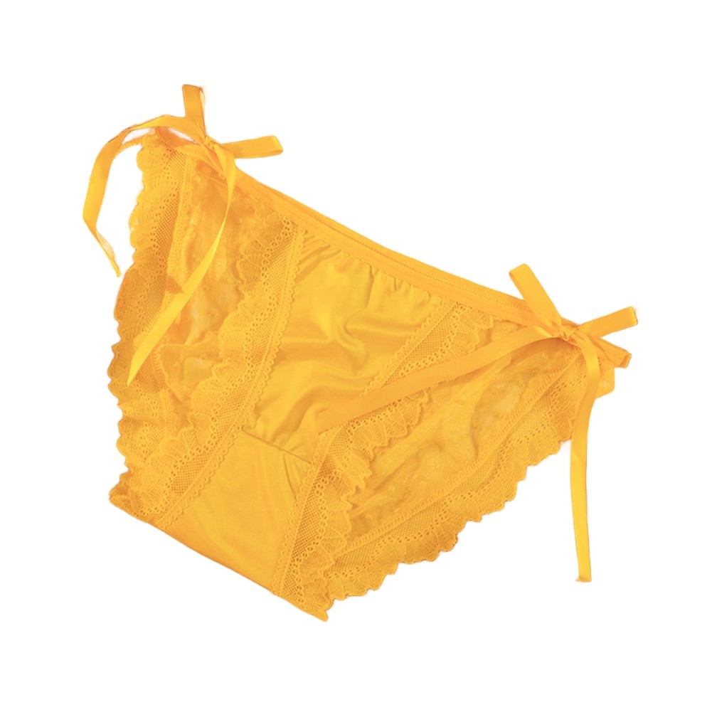 Ice Silk Unterwäsche für Damen atmungsaktive Triangelhose mit Satin Mesh - Bild 14 von 30