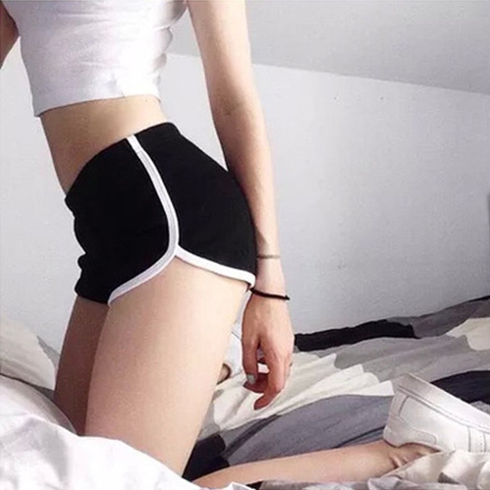 Breathable Casual Athletic Shorts Women Summer Comfortable Elastic Waistband - Picture 23 of 28