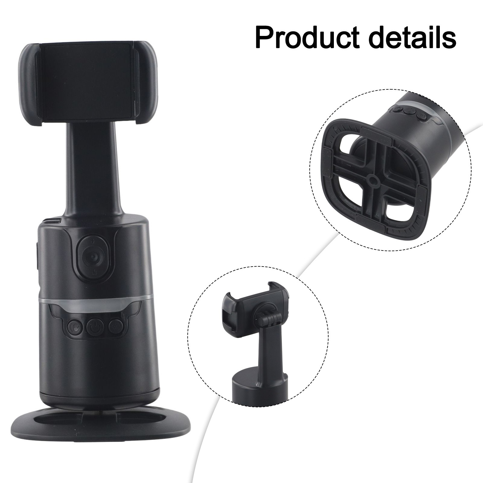 Support Smartphone avec Reconnaissance Gestuelle et Suivi Auto Visage 360 Degr�� - Photo 22 sur 24