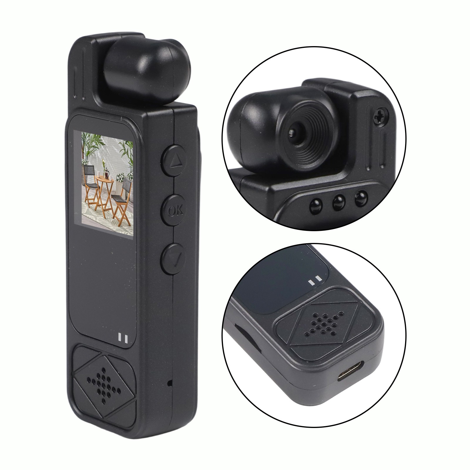 Lightweight 1080P Action Camera with Rotatable Lens for Outdoor Activities - Picture 17 of 26