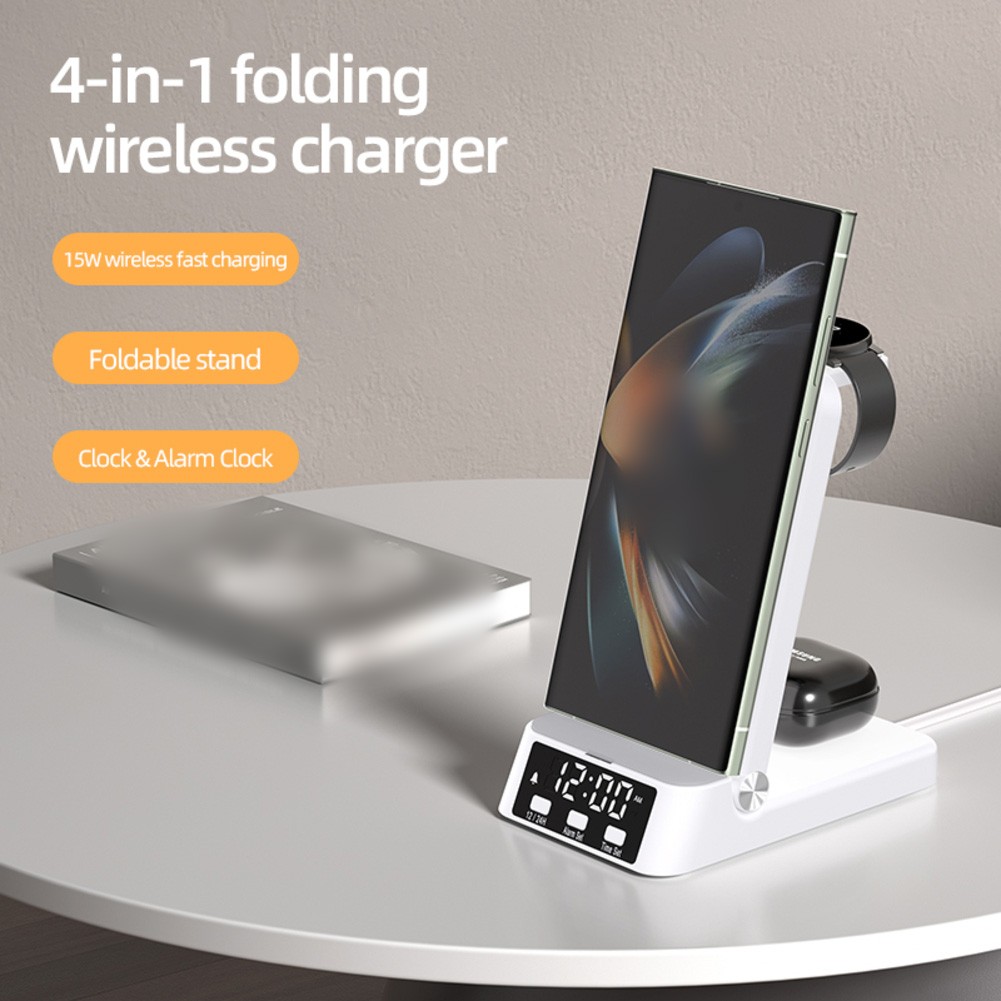 Station de Charge Sans Fil Multi Appareils pour Téléphones Samsung Écouteurs - Photo 9 sur 14