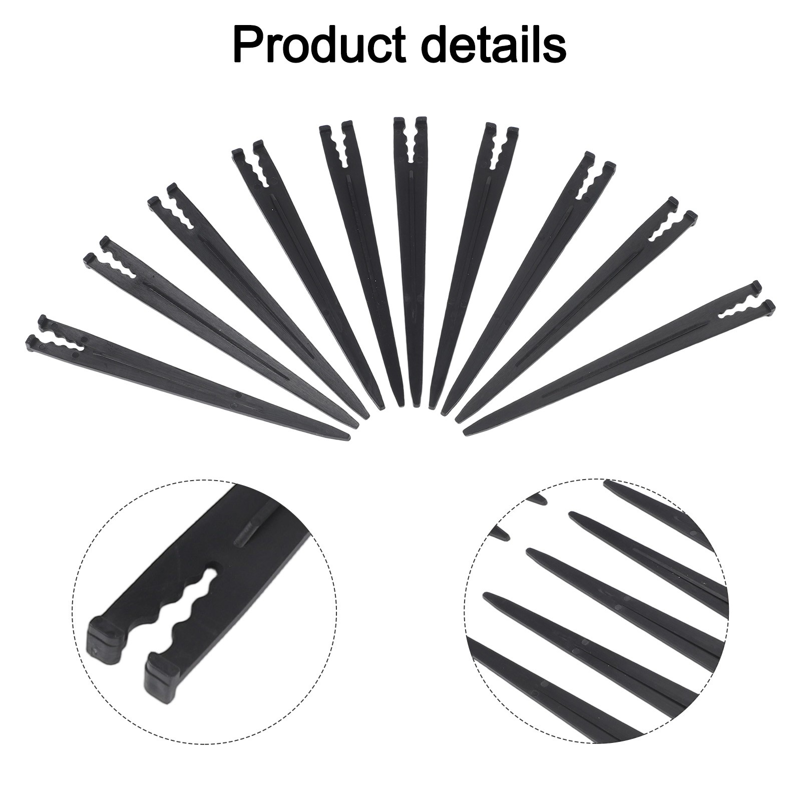 Strong Plastic Hose Holder for Drip Irrigation 200pcs Set for Ground Connection