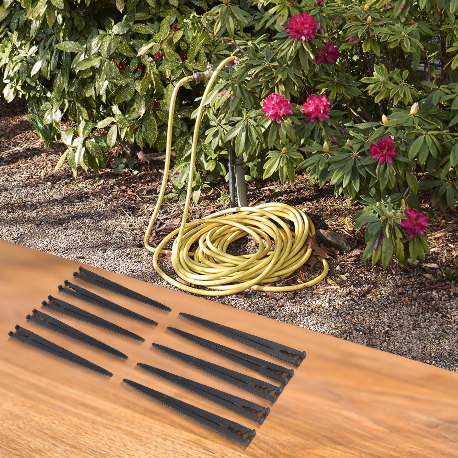 Strong Plastic Hose Holder for Drip Irrigation 200pcs Set for Ground Connection