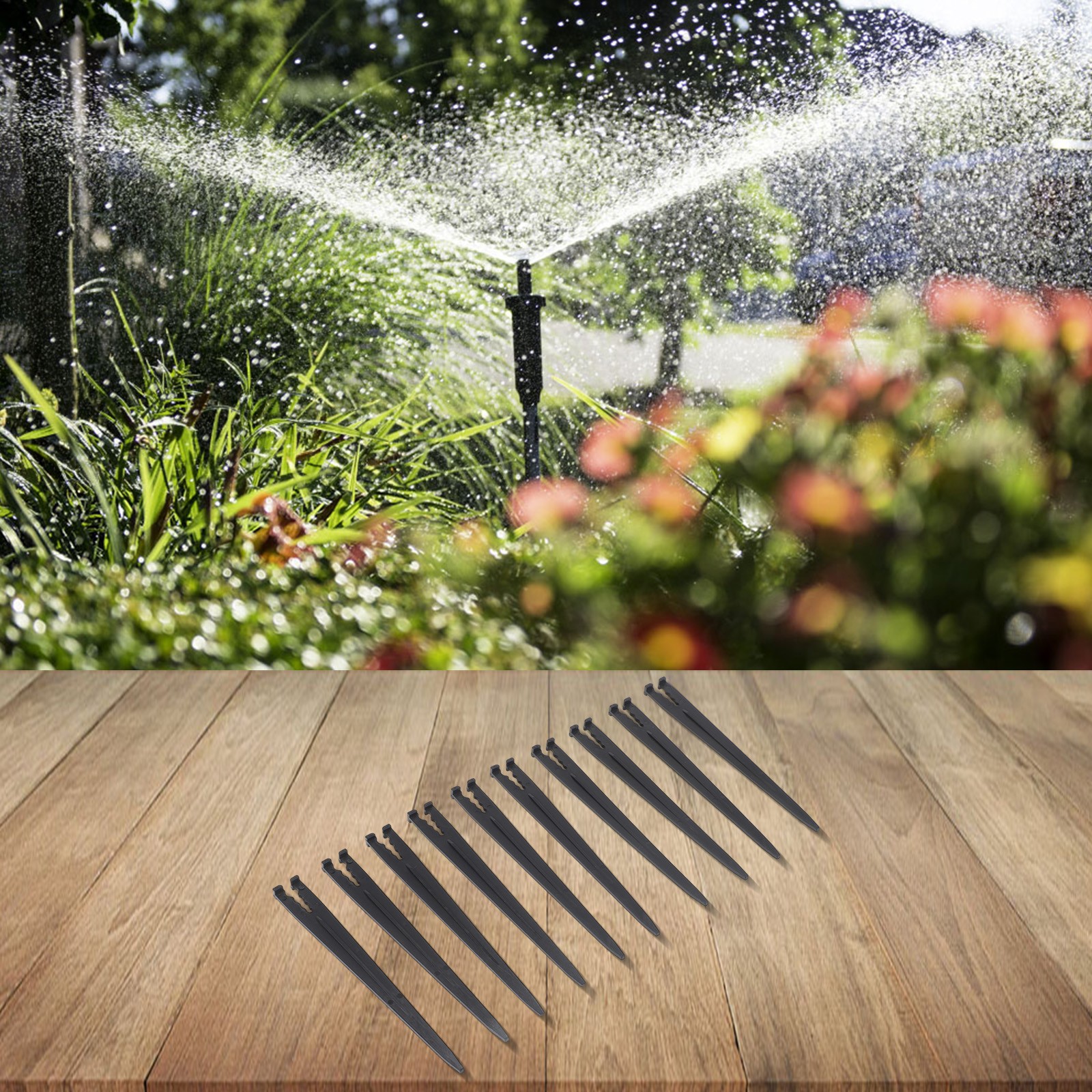 Strong Plastic Hose Holder for Drip Irrigation 200pcs Set for Ground Connection