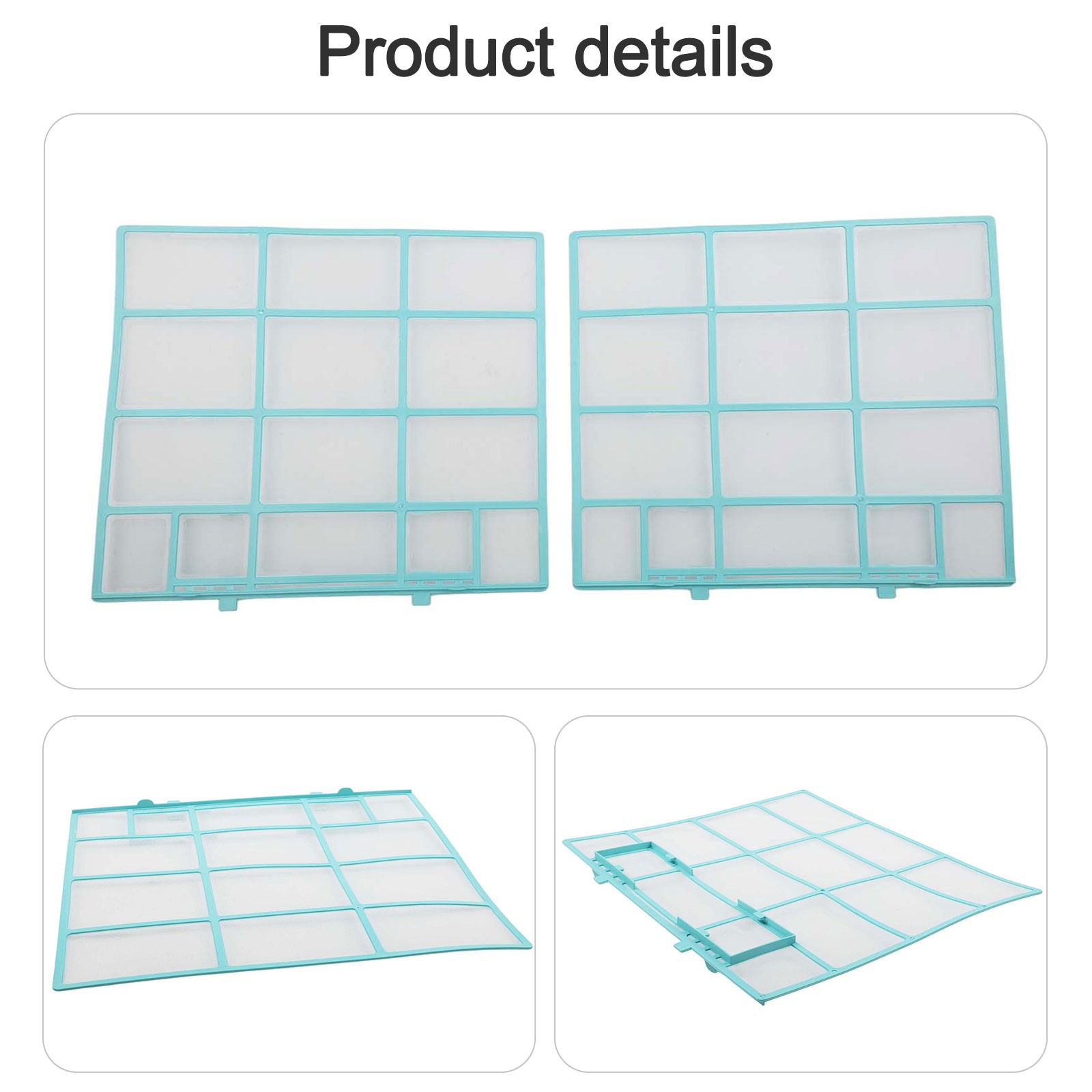Air Conditioner Hanging Dust Screen 2pcs Filter Accessories for Indoor Units - Picture 46 of 59