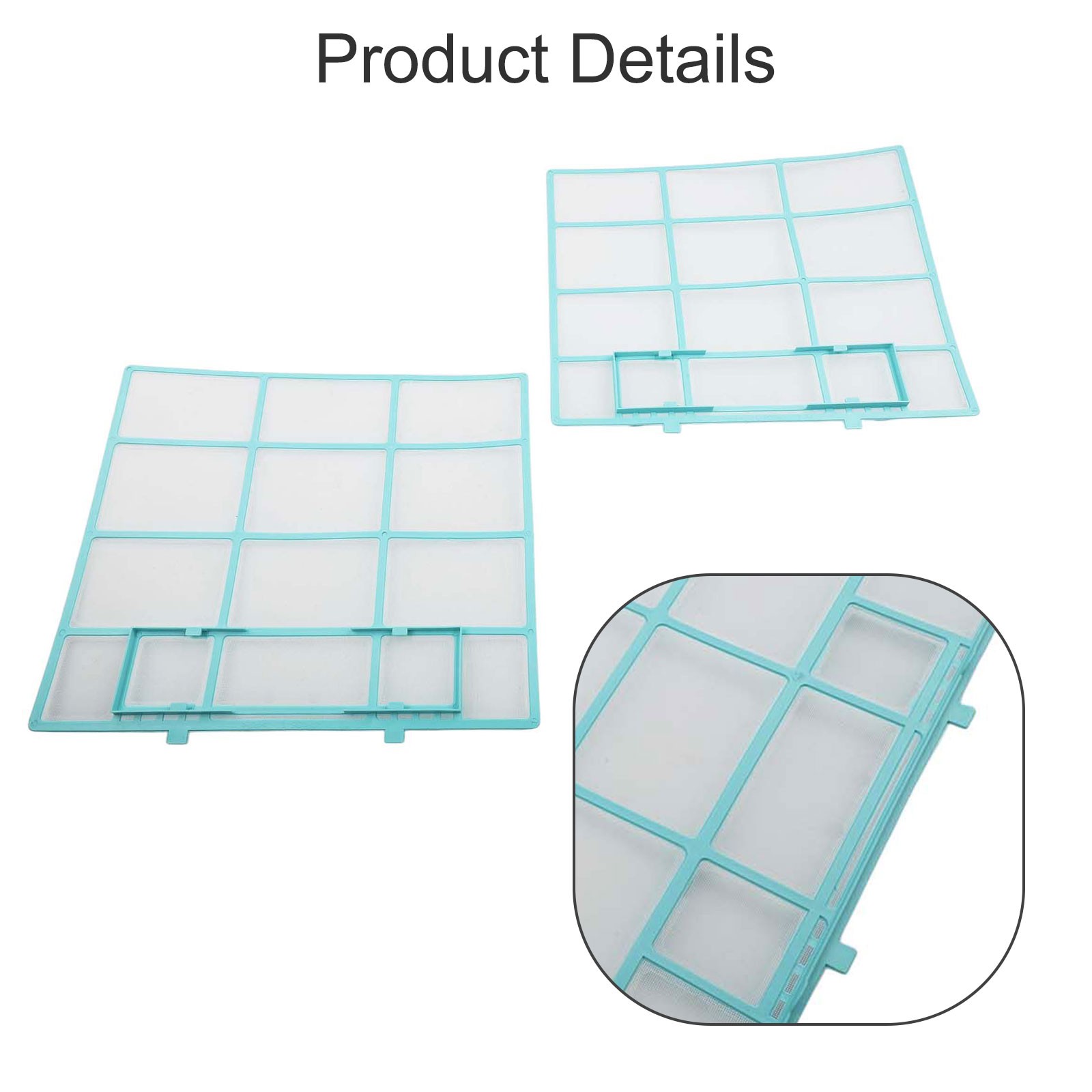Air Conditioner Hanging Dust Screen 2pcs Filter Accessories for Indoor Units - Picture 47 of 59