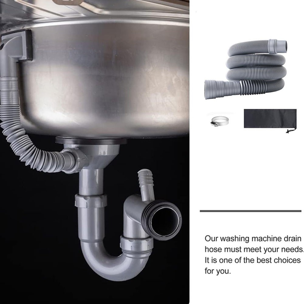 Adjustable Adapter Caravan Drain Pipe Collapsible for Motorhome Sewer Hose Kit