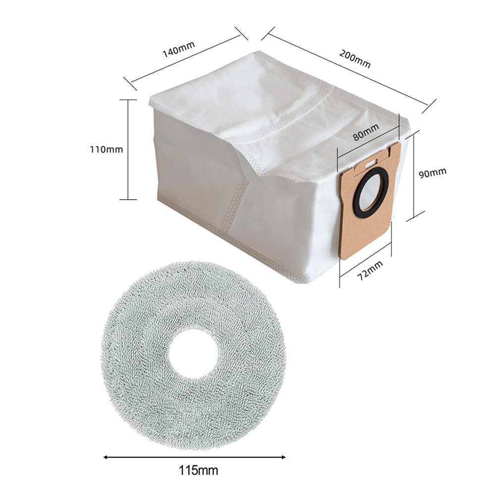 For JONR For T5 Pro Essential Mop Cloth and Dust Bag Replacement Parts - Picture 20 of 31